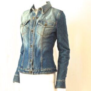 Dolce & Gabbana Denim Jacket With Plaid Wool Lining - Italy